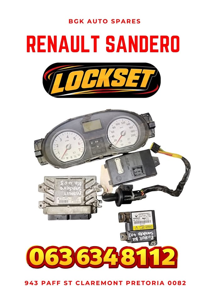 Renault Sandero lockset - Private Seller Renault Sandero lockset - Private Seller