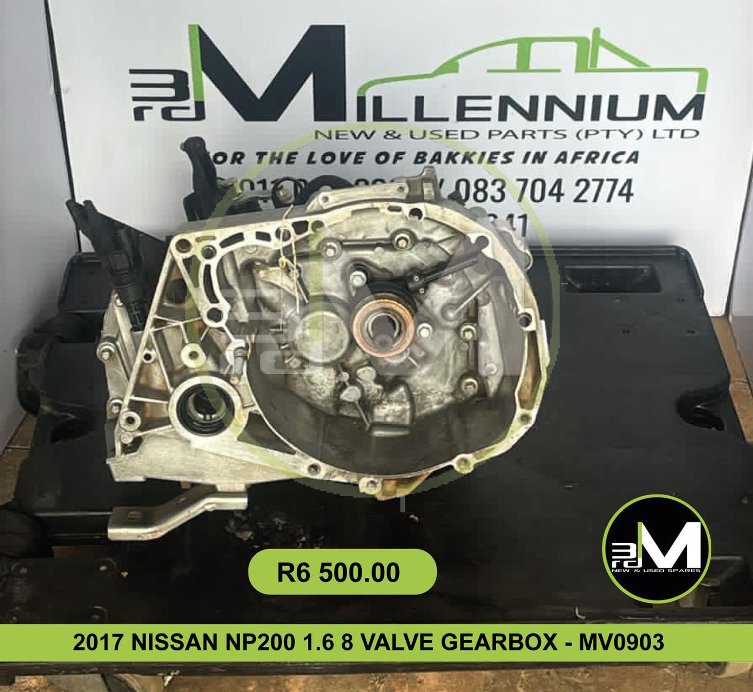 2017 NISSAN NP200 1.6 8 VALVE GEARBOX - MV0903 - Private Seller 2017 NISSAN NP200 1.6 8 VALVE GEARBOX - MV0903 - Private Seller