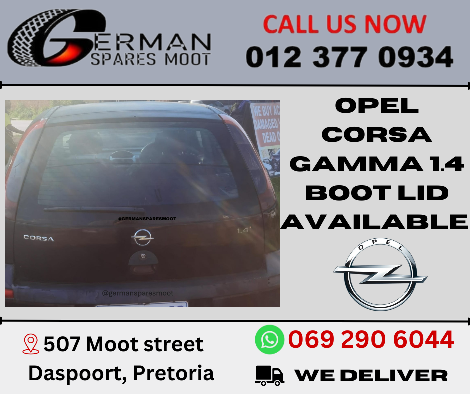 Opel Corsa Gamma 1.4 Boot Lid - Private Seller
