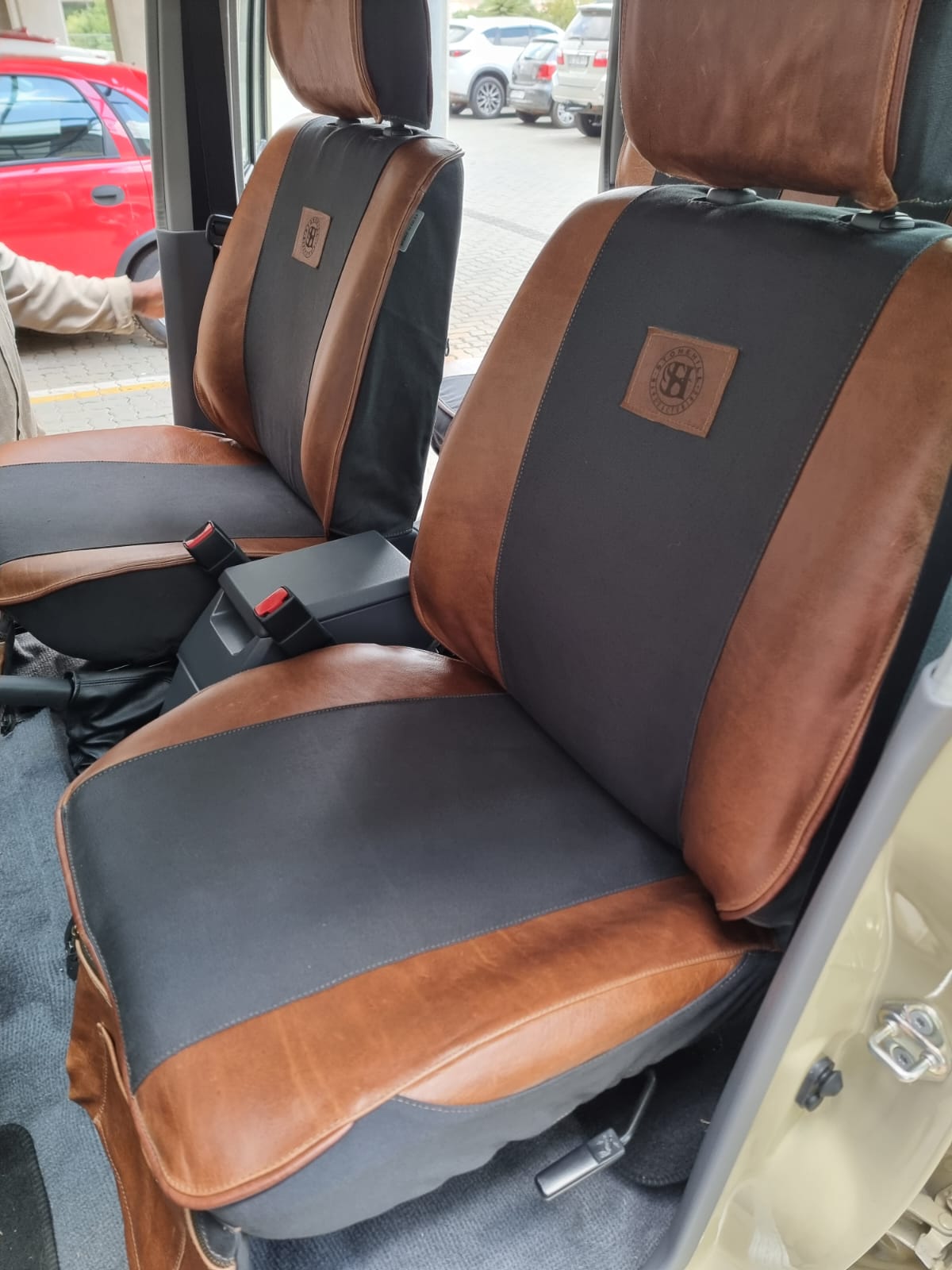 Canvas / leather seat covers - Private Seller Canvas / leather seat covers - Private Seller