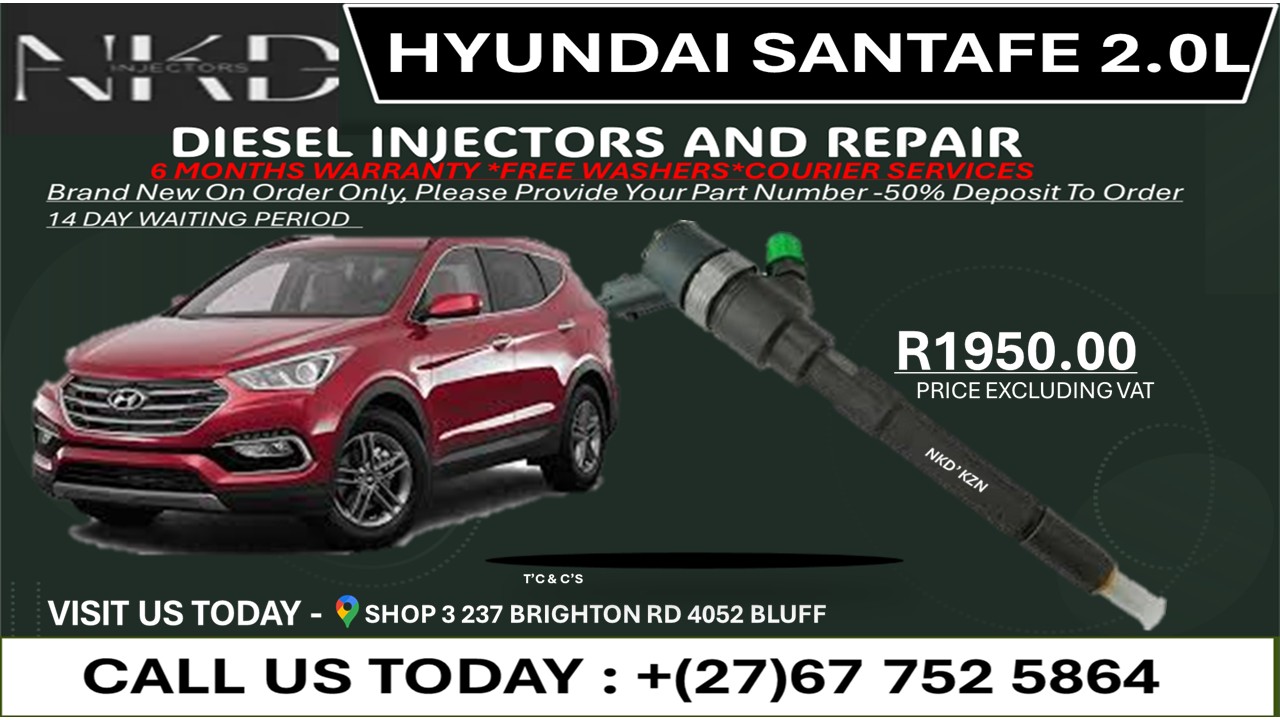 Hyundai Santafe 2.0L Diesel Injectors on Recondition - Private Seller Hyundai Santafe 2.0L Diesel Injectors on Recondition - Private Seller