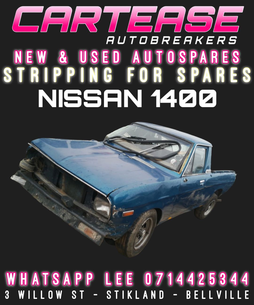 Nissan 1400 bakkie on sale parts for sale