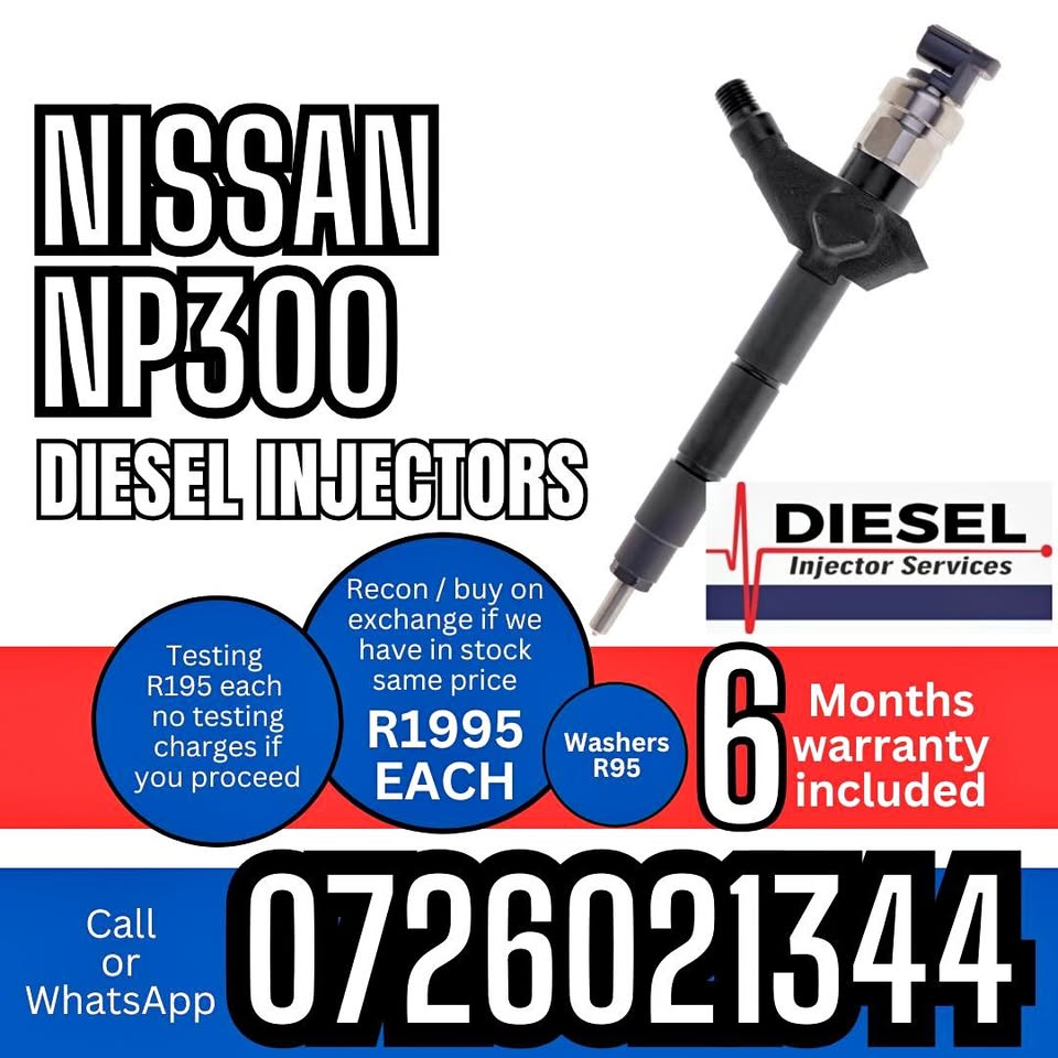 Nissan NP300 diesel injectors for sale - Private Seller Nissan NP300 diesel injectors for sale - Private Seller