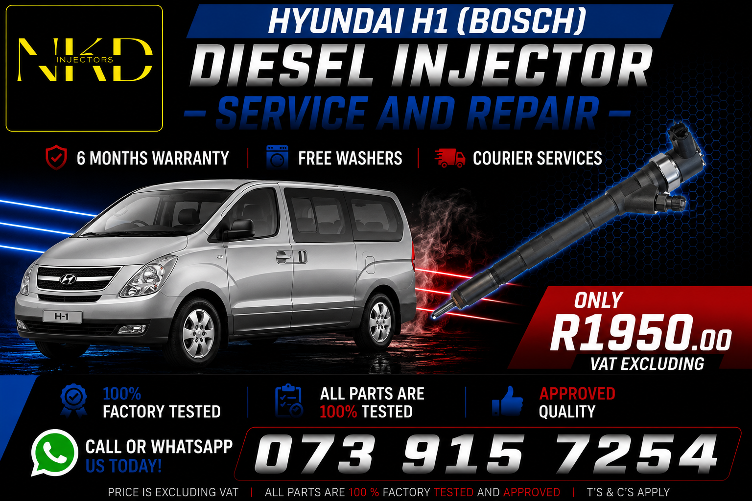 Recondition_Hyundai_H1_Bosch_Injectors - Private Seller Recondition_Hyundai_H1_Bosch_Injectors - Private Seller
