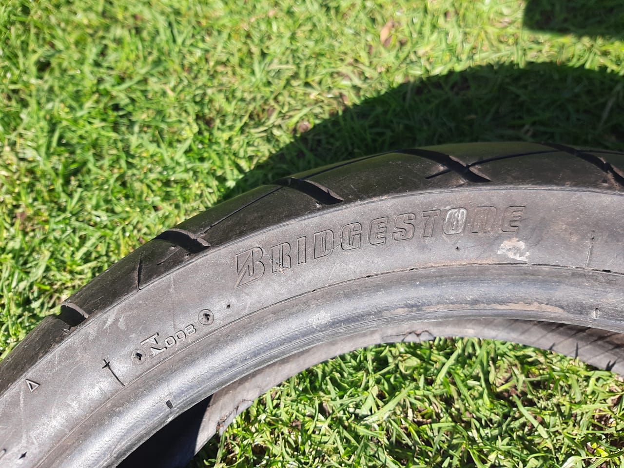 2nd Hand Rear - Bridgestone Battlax 17Inch Bike Tyre