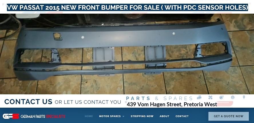 VW PASSAT 2015 BRAND NEW FRONT BUMPER FOR SALE (WITH PDC SENSOR HOLES) - Private Seller VW PASSAT 2015 BRAND NEW FRONT BUMPER FOR SALE (WITH PDC SENSOR HOLES) - Private Seller