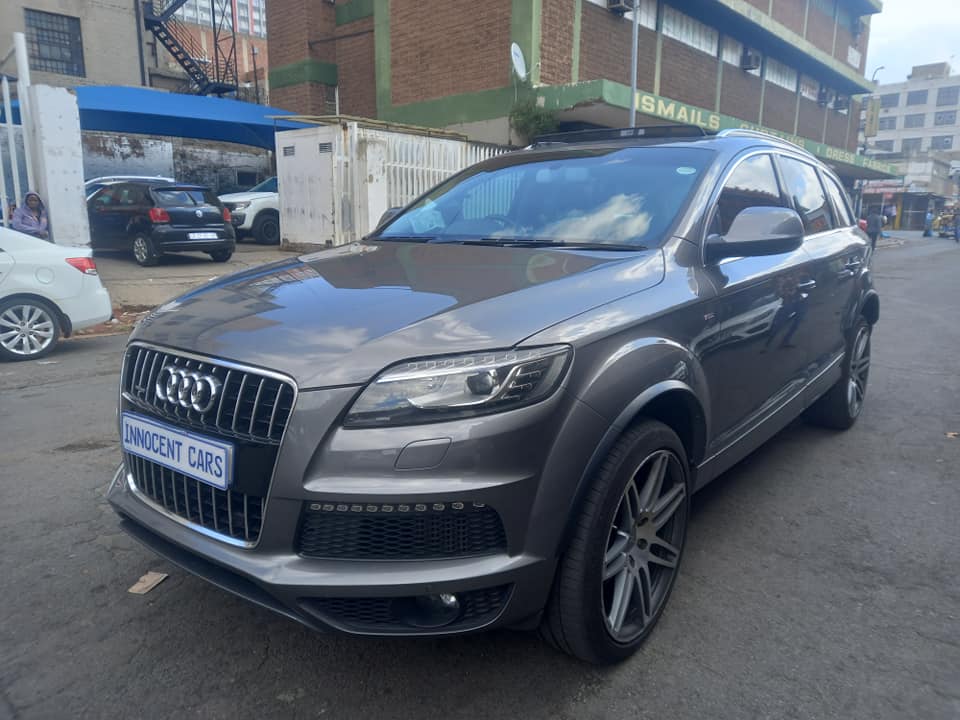 2013 AUDI Q7 3.0TDI DIESEL, QUATRO AUTOMATIC TRANSMISSION, GREY COLOUR