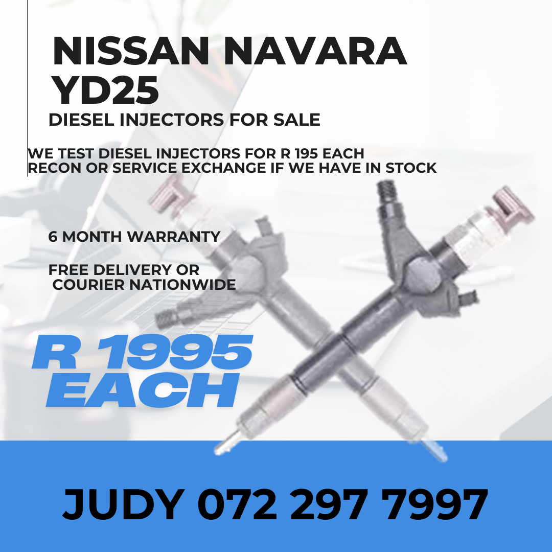 Nissan Navara YD25 Diesel Injectors for sale on service exchange or to recon - Private Seller