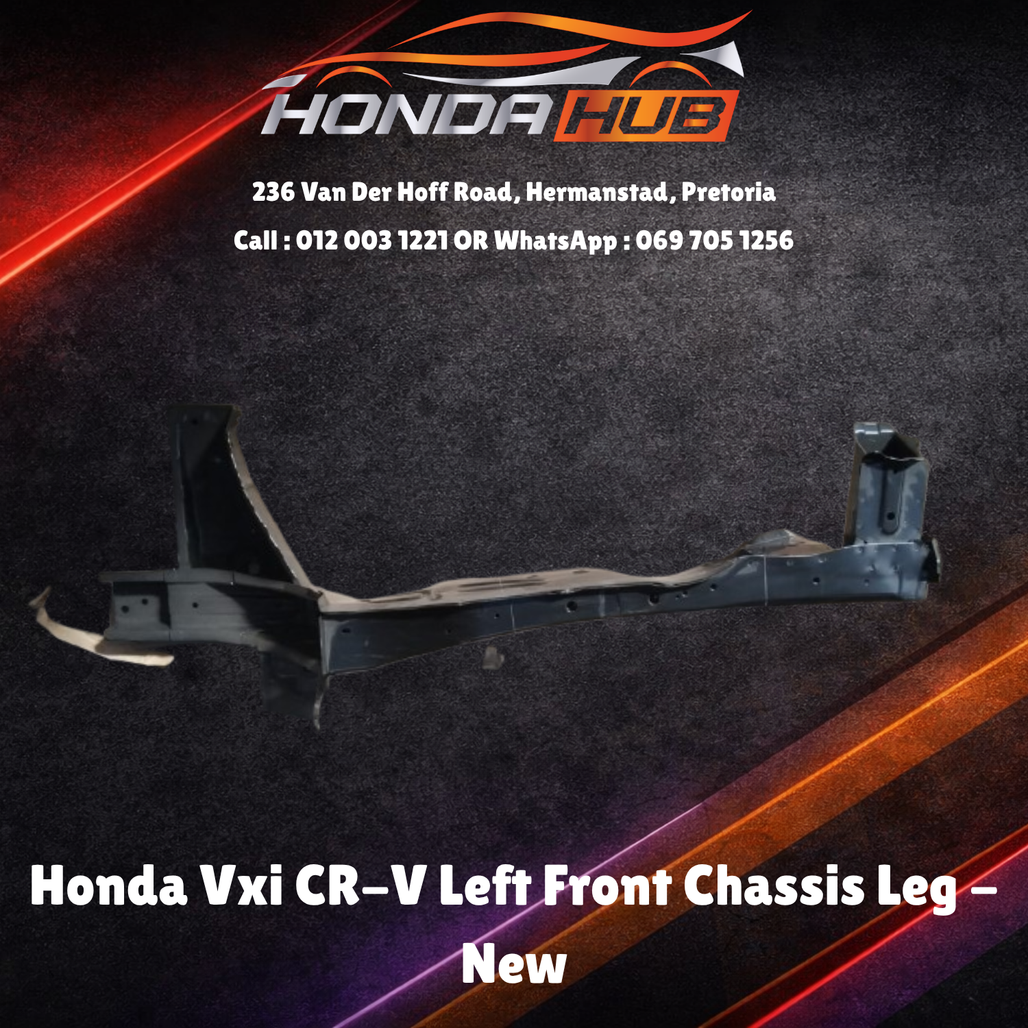 Honda CR-V VXi Left Front Chassis Leg For Sale – New - Private Seller Honda CR-V VXi Left Front Chassis Leg For Sale – New - Private Seller