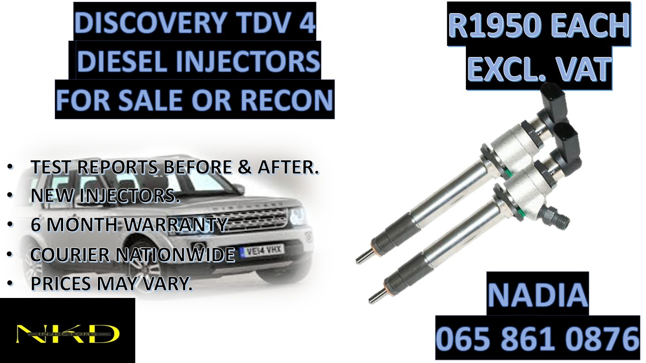 DIESEL INJECTORS FOR SALE FOR DISCOVERY TDV 4 - Private Seller DIESEL INJECTORS FOR SALE FOR DISCOVERY TDV 4 - Private Seller