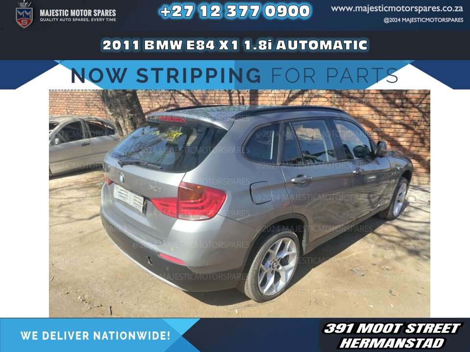 Stripping 2011 BMW E84 X1 1.8i (No Engine) – Auto Parts & Spares for Sale Stripping 2011 BMW E84 X1 1.8i (No Engine) – Auto Parts & Spares for Sale