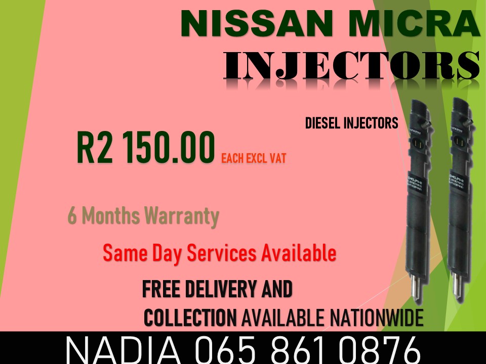 THE BEST NISSAN MICRA 1.5 DIESEL INJECTORS FOR SALE - Private Seller THE BEST NISSAN MICRA 1.5 DIESEL INJECTORS FOR SALE - Private Seller