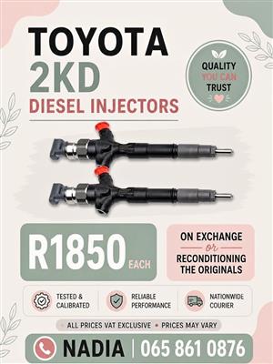 TOYOTA 2KD DIESEL INJECTORS FOR SALE
