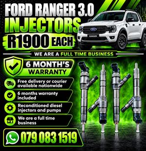 FORD RANGER 3.0 INJECTORS FOR SALE WITH WARRANTY INCLUDED 