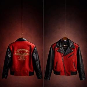 Authentic Vintage Harley Davidson USA Ladies Jacket