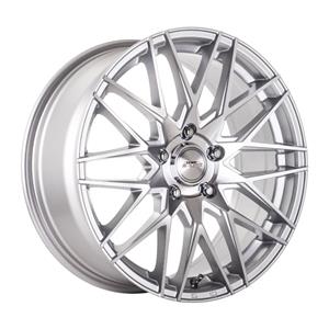 13″ A-Line Element 4/100 & 5/114 Silver Machine Face Alloy Wheels