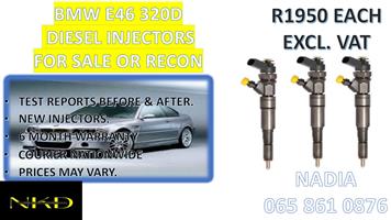 DIEEL INJECTORS FOR SALE FOR BMW E46 320D