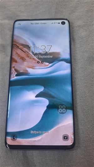 Samsung s10.perfect condition