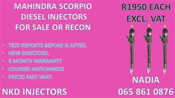 DIESEL INJECTORS FOR SALE FOR MAHINDRA SCORPIO - FULLY TESTED