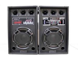 Lexuco 10" (57cm tall) Bluetooth Professional Active Speaker Set, New with warranty and FREE DELIVER
