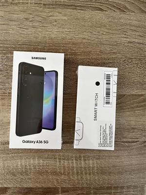 BRAND NEW Samsung A36 + e- smartwatch