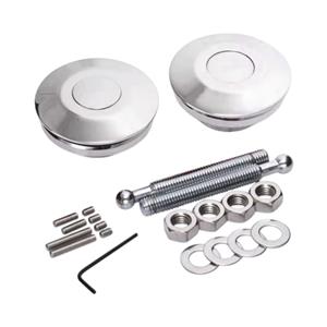 Epman Push-Button Quick Release Bonnet Pin Kit (Silver)