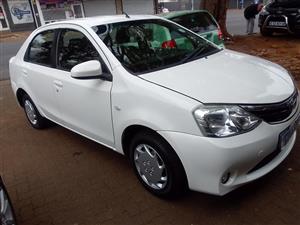 2016 TOYOTA  ETIOS 1.5 SEDAN MANUAL PETROL WHITE  SPARE KEY 