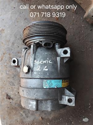 RENAULT SCENIC 2L AIRCON PUMP FOR SALE 