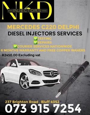 Mercedes C220 Delphi Injectors to Recon 