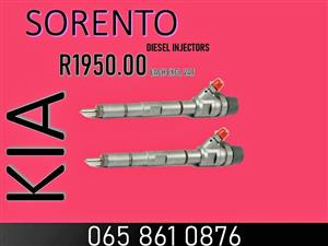 KIA Sorento diesel Injectors For Sale we sell on exchange or recon