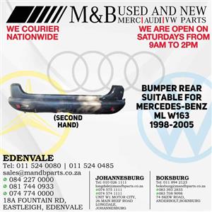 Bumper Rear (Second Hand) Suitable for Mercedes-Benz ML W  Part Number: A