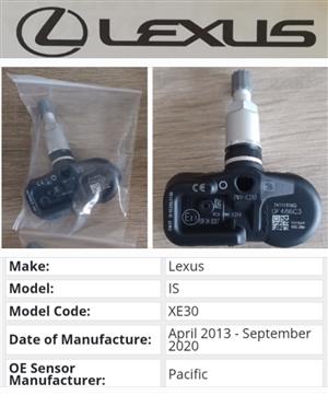 Lexus IS Tyre pressure monitor sensors / TPMS 