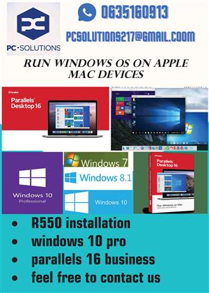 run windows OS on Mac