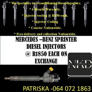 MERCEDES SPRINTER INJECTORS FOR SALE