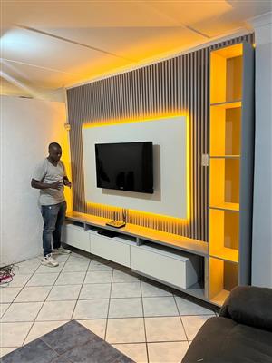 Built-in TV stands