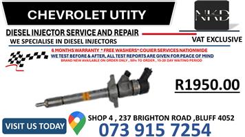 Chevrolet Utity Diesel Injectors 