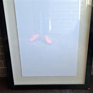 Glossy black frame, used 