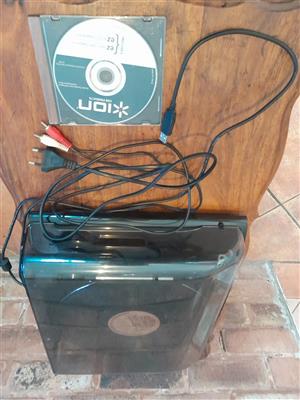 Ion Profile LP player comes with a USB cable for direct digital conversion