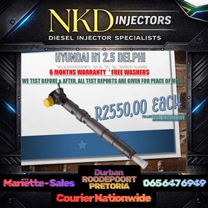 Hyundai H1 2.5 Diesel Injectors