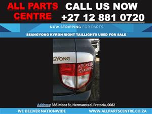 Ssangyong Kyron right used taillight for sale 