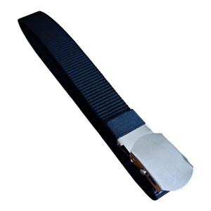 ​Classic Slider Buckle Nylon Webbing Belt (Black)