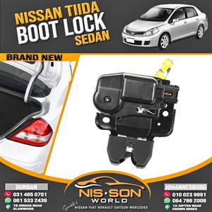 NISSAN TIIDA BOOT LOCK SEDAN
