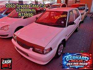 2003 Toyota Tazz 1.3