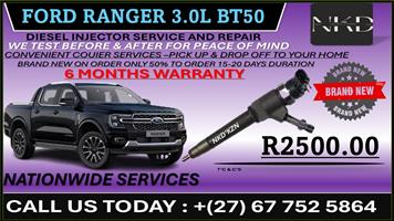 Ford Ranger 3.0L BT50(BRAND NEW) Diesel Fuel Injectors 