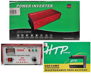 4000w power inverter +50A battery charger +100AH Battery, New with 1 year warranty, delivered