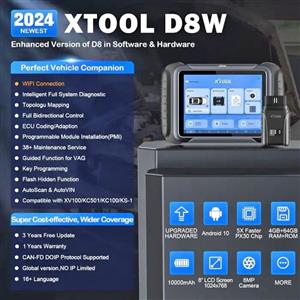 XTool D8W Full System Diagnostic Tool