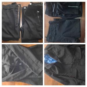 Black pants and jackets ladies