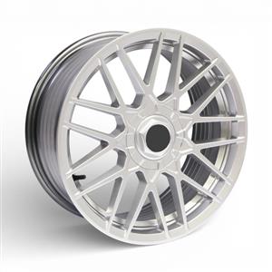 17″ M8621 4/100 & 5/100 Hyper Silver Alloy Wheels
