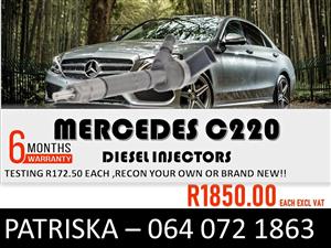 INJECTORS FOR MERCEDES C220 FOR SALE