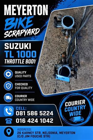 Suzuki TL 1000 Throttle body.  Meyerton Bike Scrapyard. New and secondhand spares. We stripping Bike